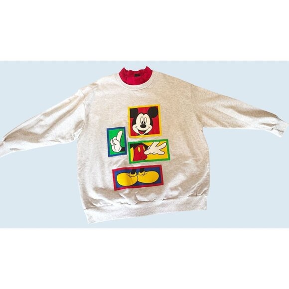 Vintage MICKEY UNLIMITED Mickey Mouse Sweatshirt 90s / 00s Sz XL NEW NWT - Picture 2 of 7